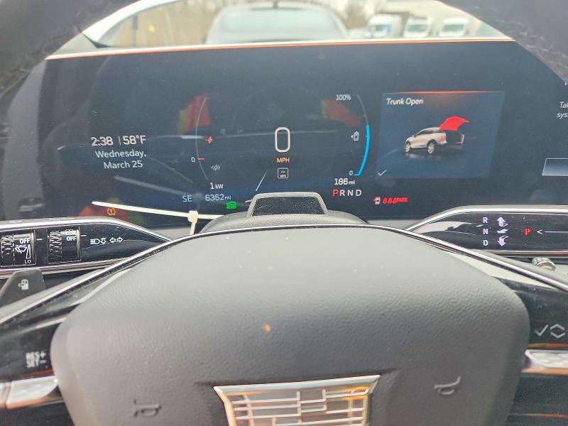 47388786 :رقم المزاد ، 3GYK3BMR3SS152607 vin ، 2025 Cadillac Optiq مزاد بيع