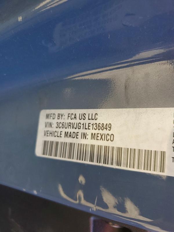 41659206 :رقم المزاد ، 3C6URVJG1LE136849 vin ، 2020 Ram Promaster 3500 مزاد بيع