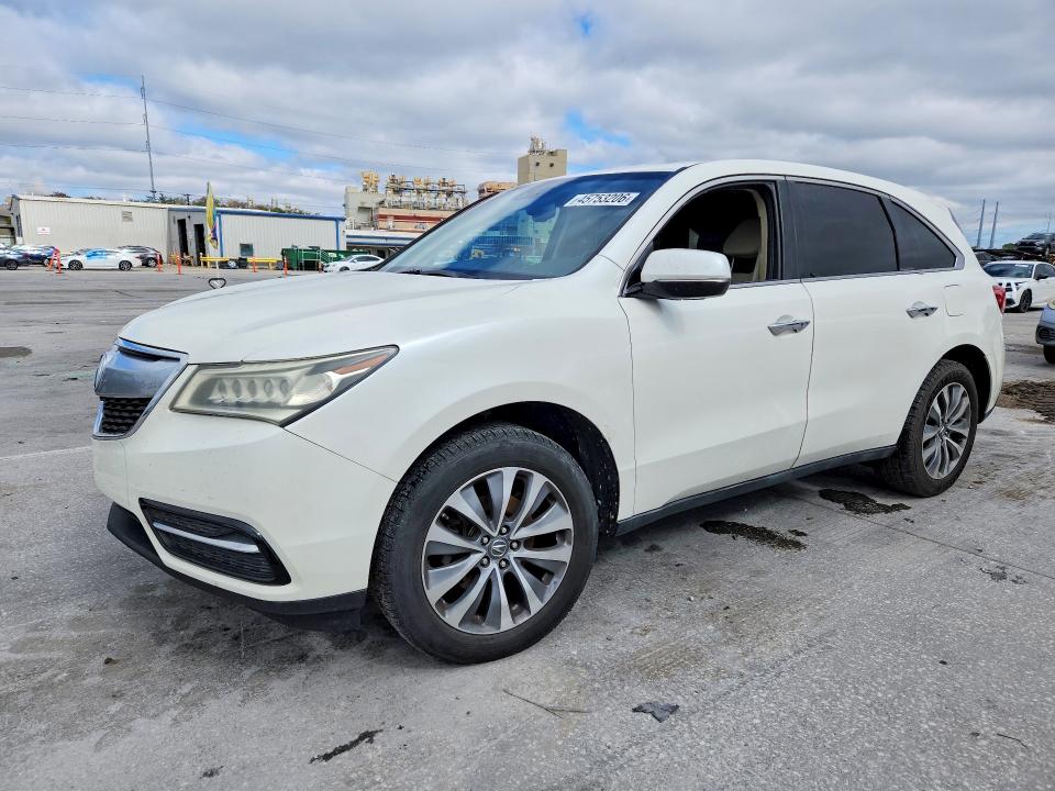 45753206 :رقم المزاد ، 5FRYD4H43EB048170 vin ، 2014 Acura Mdx مزاد بيع
