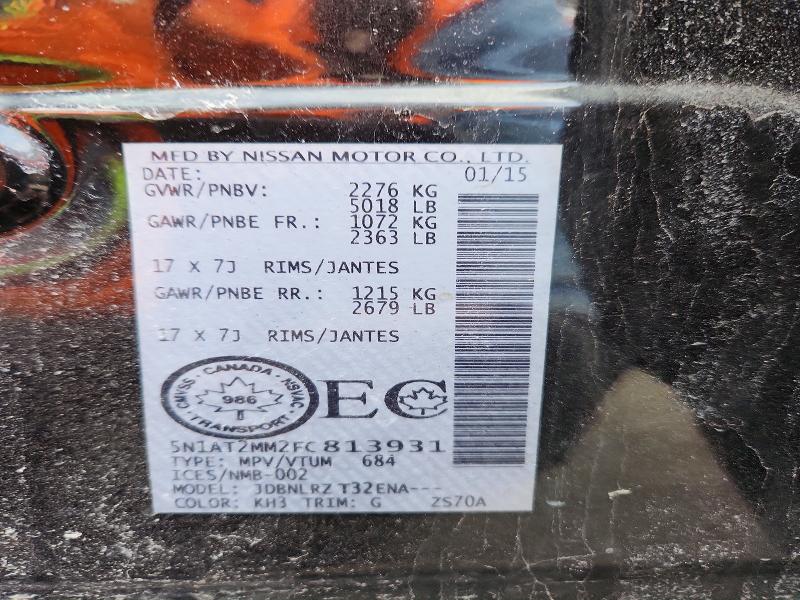 Aukcja sprzedaży 2015 Nissan Rogue, vin: 5N1AT2MM2FC813931, numer aukcji: 41969276