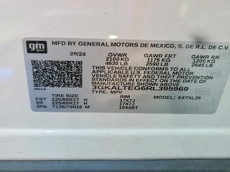Aukcja sprzedaży 2024 Gmc Terrain, vin: 3GKALTEG6RL395969, numer aukcji: 45651156