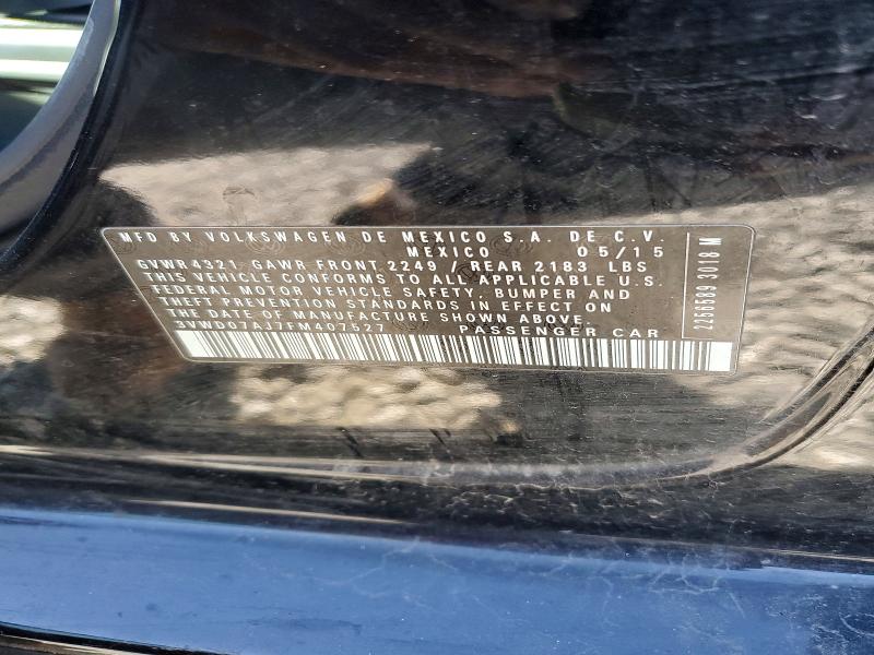 Продажа на аукционе авто 2015 Volkswagen Jetta, vin: 3VWD07AJ7FM407527, номер лота: 41647426