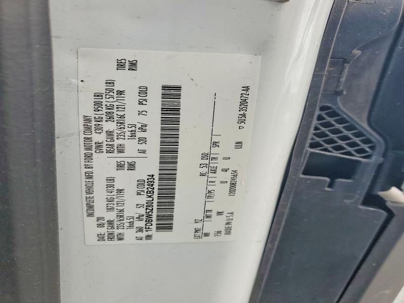 Продаж на аукціоні авто 2020 Ford Transit, vin: 1FDBW5Z80LKB24934, номер лоту: 79972855