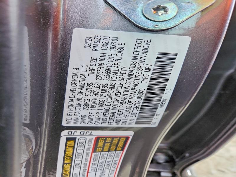 Aukcja sprzedaży 2024 Acura Rdx, vin: 5J8TC2H71RL016920, numer aukcji: 47923056
