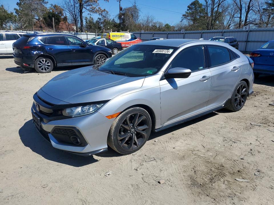 46908126 :رقم المزاد ، SHHFK7H47KU218976 vin ، 2019 Honda Civic مزاد بيع