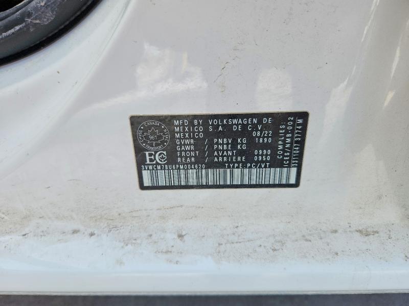 2023 Volkswagen Jetta მანქანა იყიდება აუქციონზე, vin: 3VWCM7BU6PM004620, აუქციონის ნომერი: 79208645