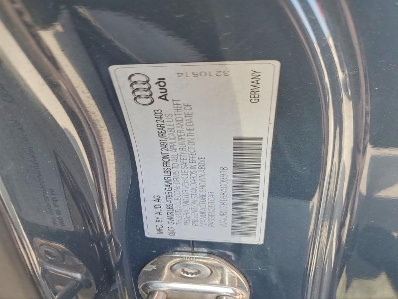 Aukcja sprzedaży 2008 Audi S5, vin: WAURV78T68A009918, numer aukcji: 46101036
