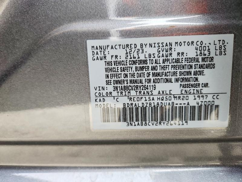 Продаж на аукціоні авто 2024 Nissan Sentra, vin: 3N1AB8CV2RY264119, номер лоту: 47246946