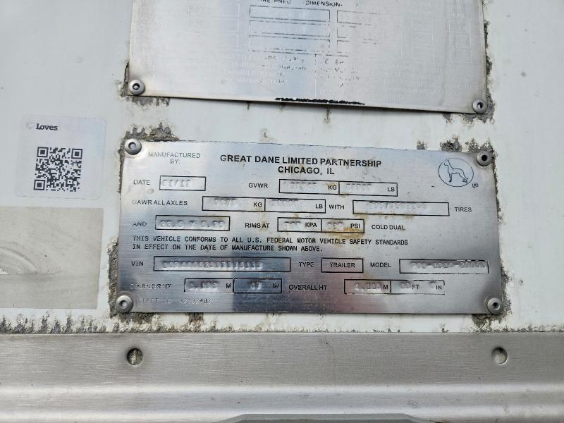 Продажа на аукционе авто 2013 Great Dane Trailers Trailer, vin: 1GRAA0629DT576139, номер лота: 79124955