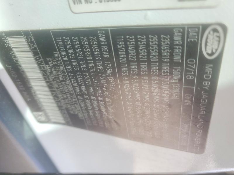 48252836 :رقم المزاد ، SALWR2RV1KA815890 vin ، 2019 Land Rover Range Rover Sport مزاد بيع