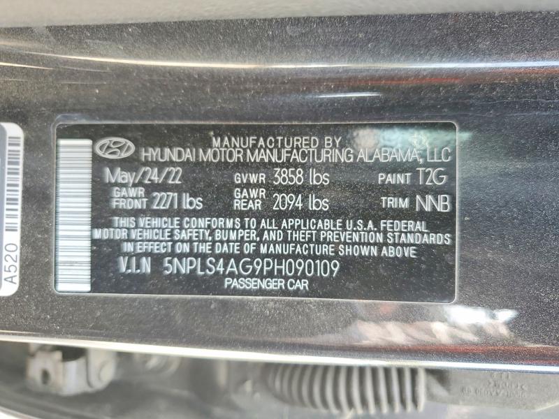 Aukcja sprzedaży 2023 Hyundai Elantra, vin: 5NPLS4AG9PH090109, numer aukcji: 47464426