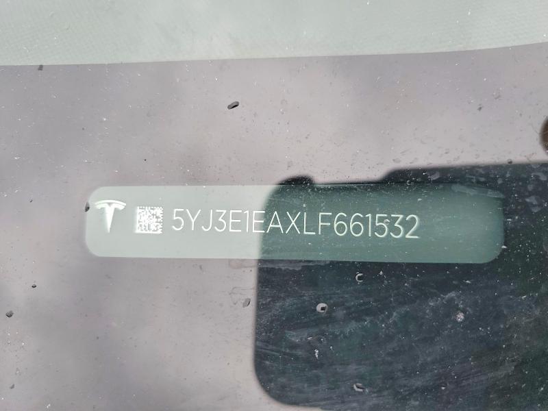 Aukcja sprzedaży 2020 Tesla Model 3, vin: 5YJ3E1EAXLF661532, numer aukcji: 47152876