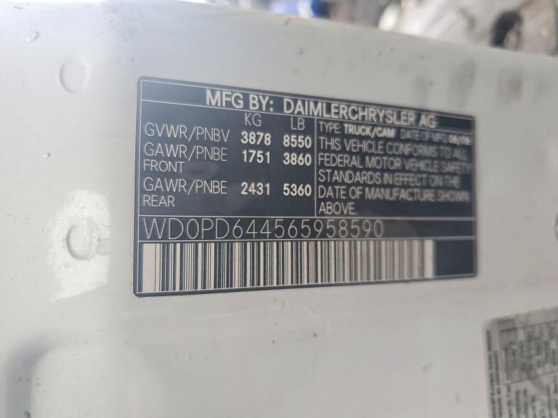 Продажа на аукционе авто 2006 Dodge Sprinter, vin: WD0PD644565958590, номер лота: 45741426