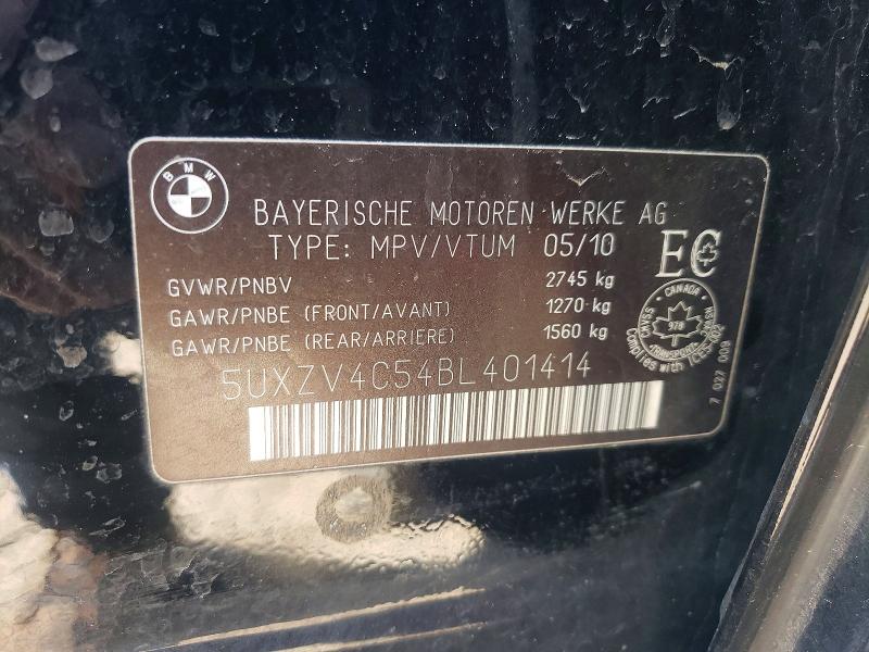 Aukcja sprzedaży 2011 Bmw X5, vin: 5UXZV4C54BL401414, numer aukcji: 79525065