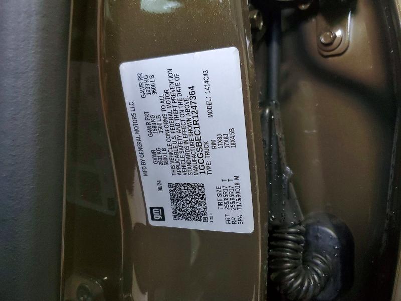 Продажа на аукционе авто 2024 Chevrolet Colorado, vin: 1GCGSBEC1R1247364, номер лота: 76564665