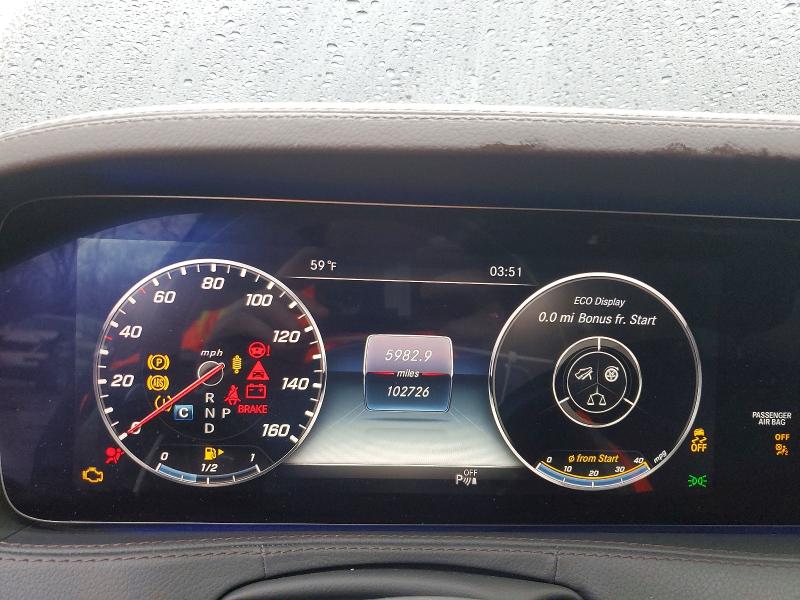 Продаж на аукціоні авто 2019 Mercedes-benz S, vin: WDDUG6EB2KA425670, номер лоту: 79970695