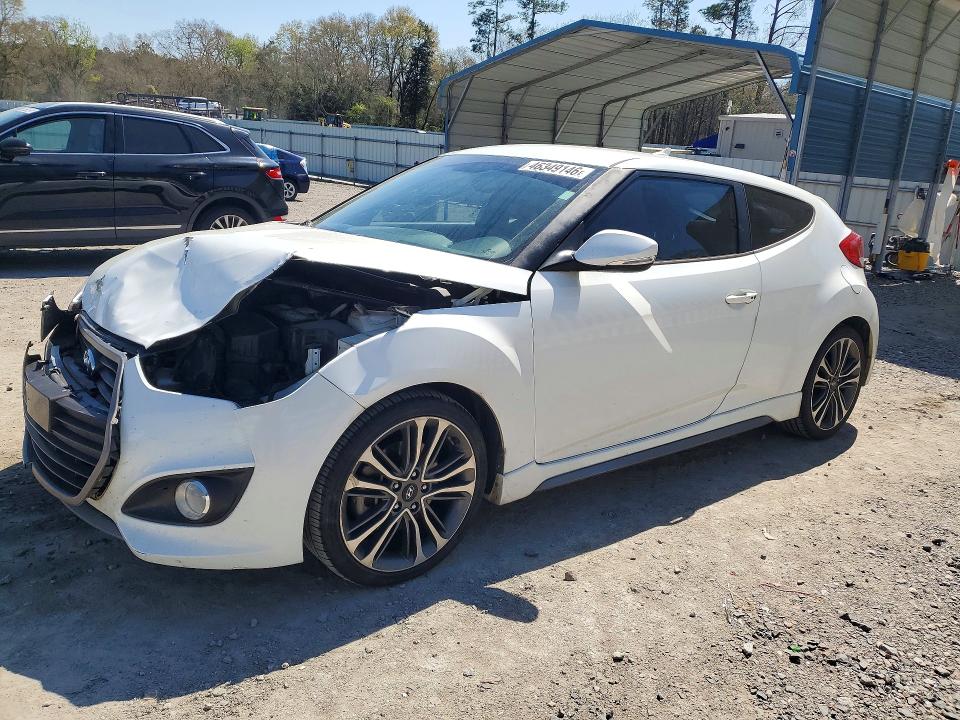 46349146 :رقم المزاد ، KMHTC6AE1GU283606 vin ، 2016 Hyundai Veloster مزاد بيع