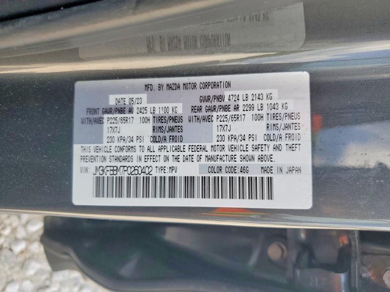 Aukcja sprzedaży 2023 Mazda Cx-5, vin: JM3KFBBM7P0260402, numer aukcji: 47948526