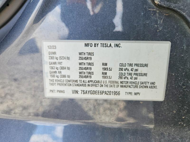 Aukcja sprzedaży 2023 Tesla Model Y, vin: 7SAYGDEE6PA201956, numer aukcji: 48134336