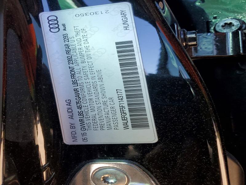 Продажа на аукционе авто 2015 Audi A3, vin: WAUEFGFF5F1143177, номер лота: 46510056