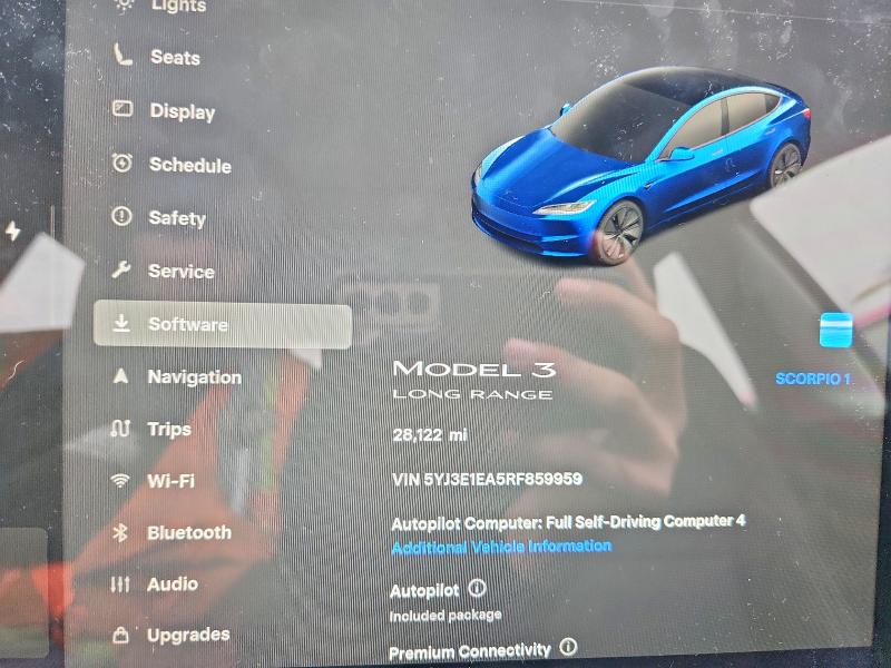 41779886 :رقم المزاد ، 5YJ3E1EA5RF859959 vin ، 2024 Tesla Model 3 مزاد بيع
