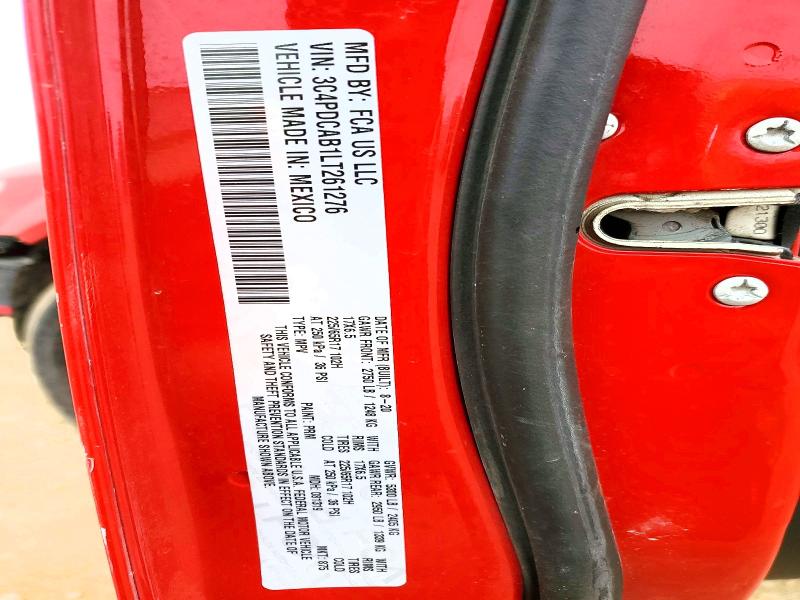 46936716 :رقم المزاد ، 3C4PDCAB1LT261276 vin ، 2020 Dodge Journey مزاد بيع