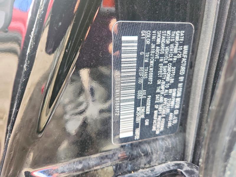 45512236 :رقم المزاد ، JN1BJ1CWXLW388872 vin ، 2020 Nissan Rogue Sport مزاد بيع