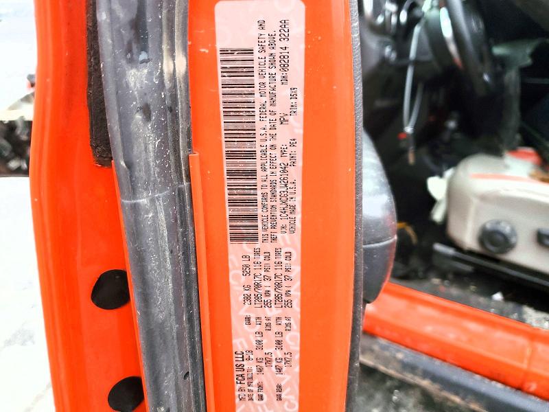 41928616 :رقم المزاد ، 1C4HJXCG3JW261042 vin ، 2018 Jeep Wrangler مزاد بيع