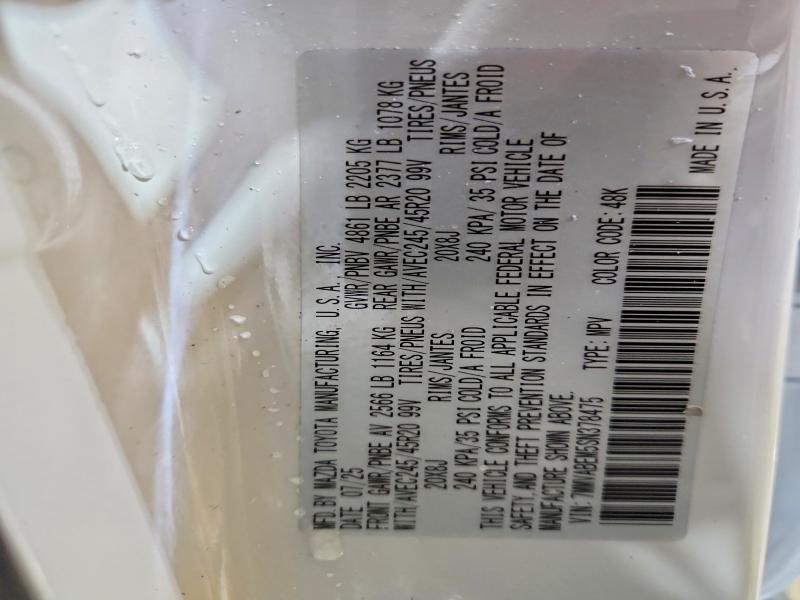 47100916 :رقم المزاد ، 7MMVABEM5SN378475 vin ، 2025 Mazda Cx-50 مزاد بيع