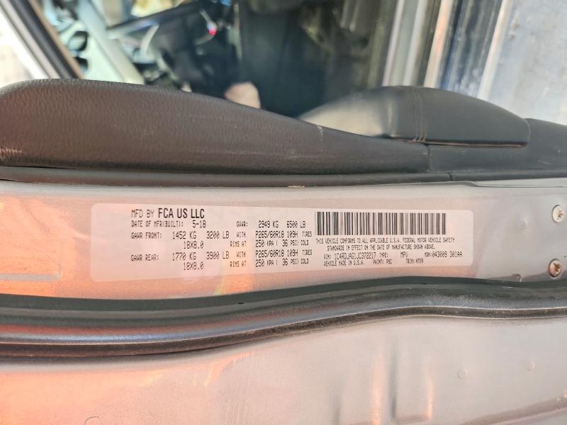 Aukcja sprzedaży 2018 Dodge Durango, vin: 1C4RDJAG1JC372217, numer aukcji: 46187886