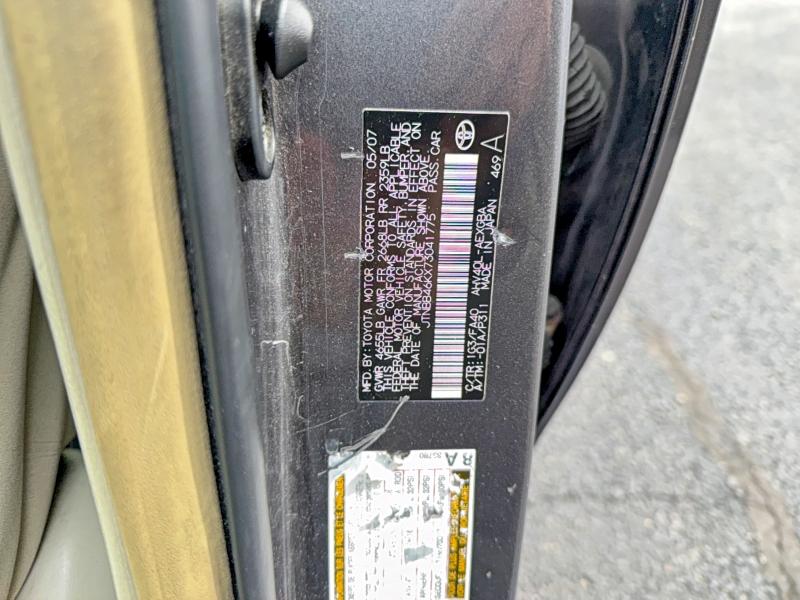 46890806 :رقم المزاد ، JTNBB46KX73041775 vin ، 2007 Toyota Camry Hybrid مزاد بيع