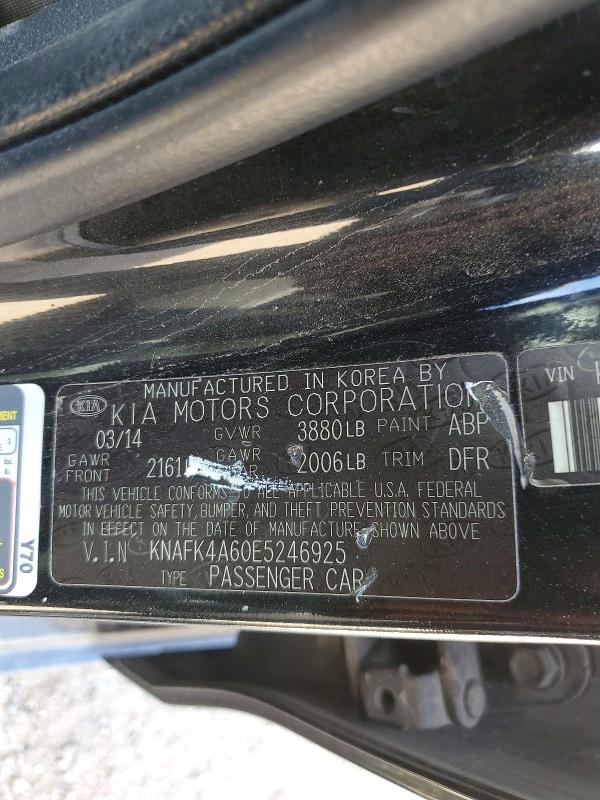 Aukcja sprzedaży 2014 Kia Forte, vin: KNAFK4A60E5246925, numer aukcji: 47651536