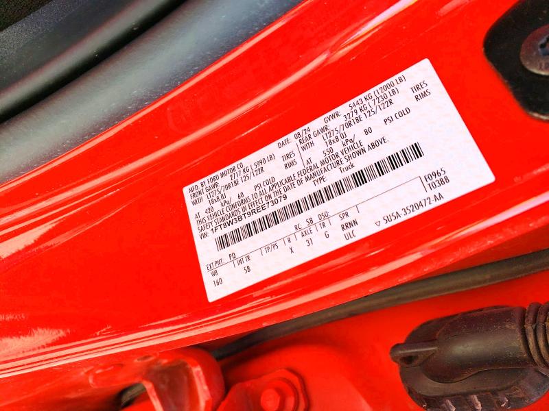 2024 Ford F350 მანქანა იყიდება აუქციონზე, vin: 1FT8W3BT9REE73079, აუქციონის ნომერი: 47219816