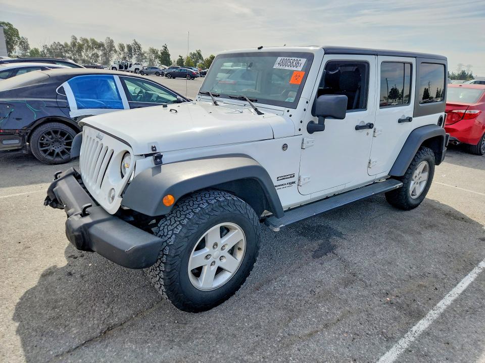 Продаж на аукціоні авто 2018 Jeep Wrangler Unlimited, vin: 1C4HJWDG3JL931117, номер лоту: 48005836