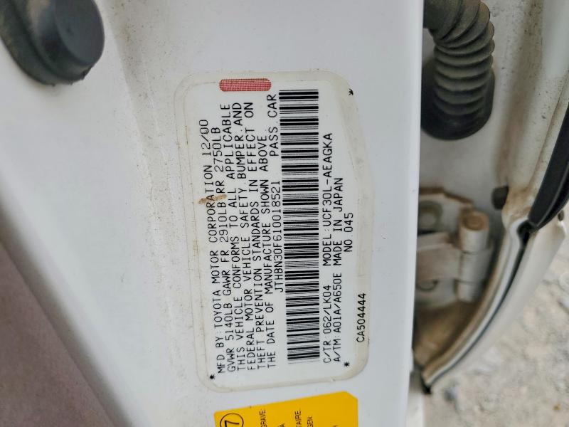 Aukcja sprzedaży 2001 Lexus Ls 430, vin: JTHBN30F610018521, numer aukcji: 48298236