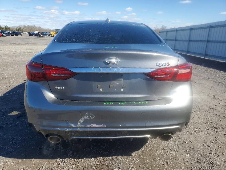 2018 Infiniti Q50 მანქანა იყიდება აუქციონზე, vin: JN1FV7AR8JM481226, აუქციონის ნომერი: 46177306