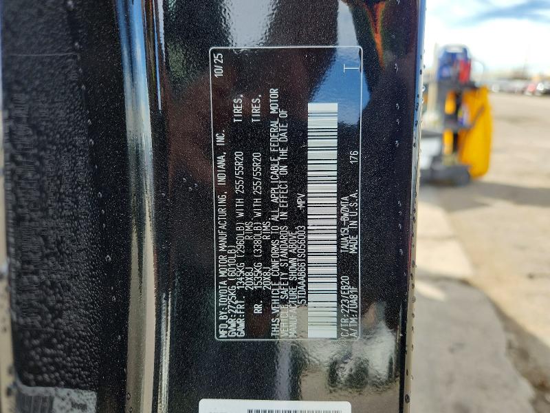 Aukcja sprzedaży 2026 Lexus Tx 350, vin: 5TDAAAB66TS056003, numer aukcji: 45619996