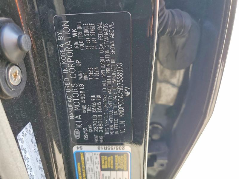 Aukcja sprzedaży 2013 Kia Sportage, vin: KNDPCCA25D7538973, numer aukcji: 46129566