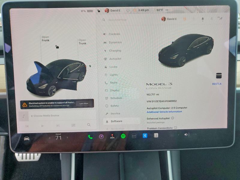 Aukcja sprzedaży 2018 Tesla Model 3, vin: 5YJ3E1EAXJF040952, numer aukcji: 47236646