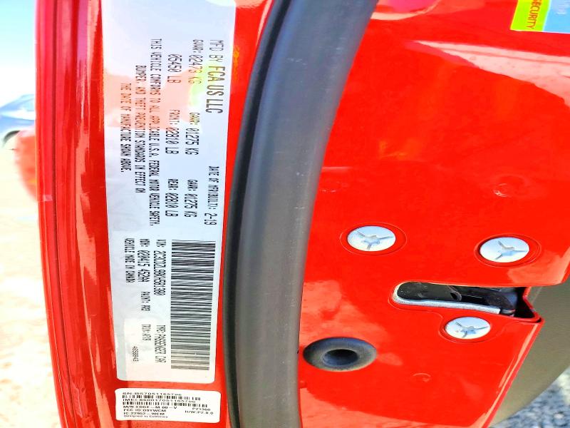 2019 Dodge Challenger მანქანა იყიდება აუქციონზე, vin: 2C3CDZL98KH581380, აუქციონის ნომერი: 41833546
