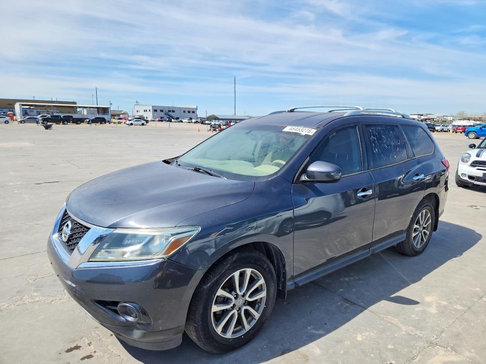 2013 Nissan Pathfinder მანქანა იყიდება აუქციონზე, vin: 5N1AR2MN6DC606401, აუქციონის ნომერი: 46453276