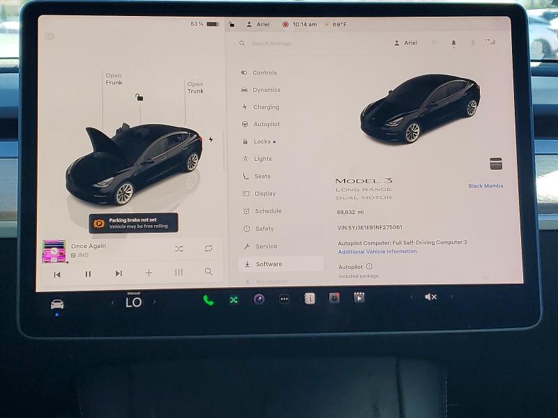 Aukcja sprzedaży 2022 Tesla Model 3, vin: 5YJ3E1EB1NF275061, numer aukcji: 41991106