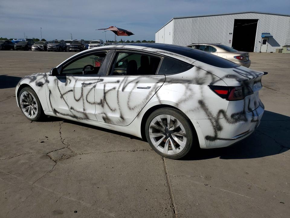 47810676 :رقم المزاد ، 5YJ3E1EA6MF078652 vin ، 2021 Tesla Model 3 مزاد بيع
