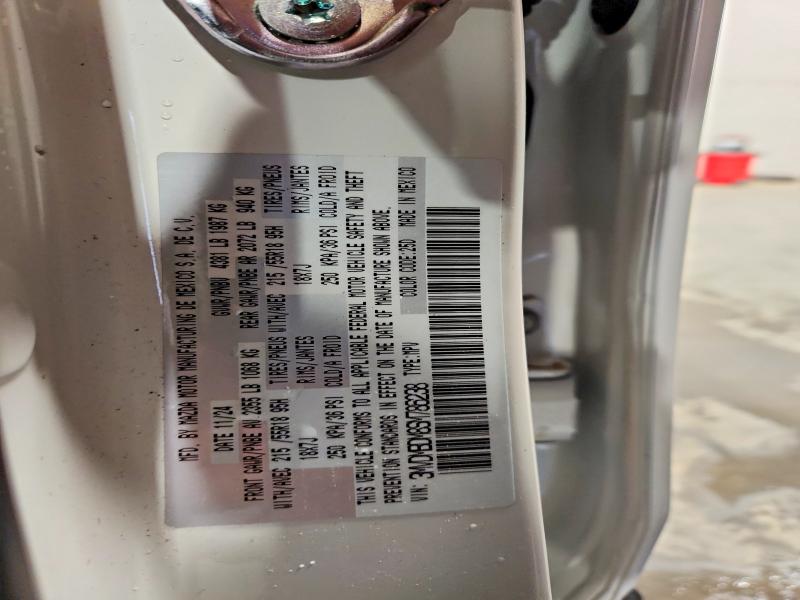 46280376 :رقم المزاد ، 3MVDMBDM8SM786238 vin ، 2025 Mazda Cx-30 مزاد بيع