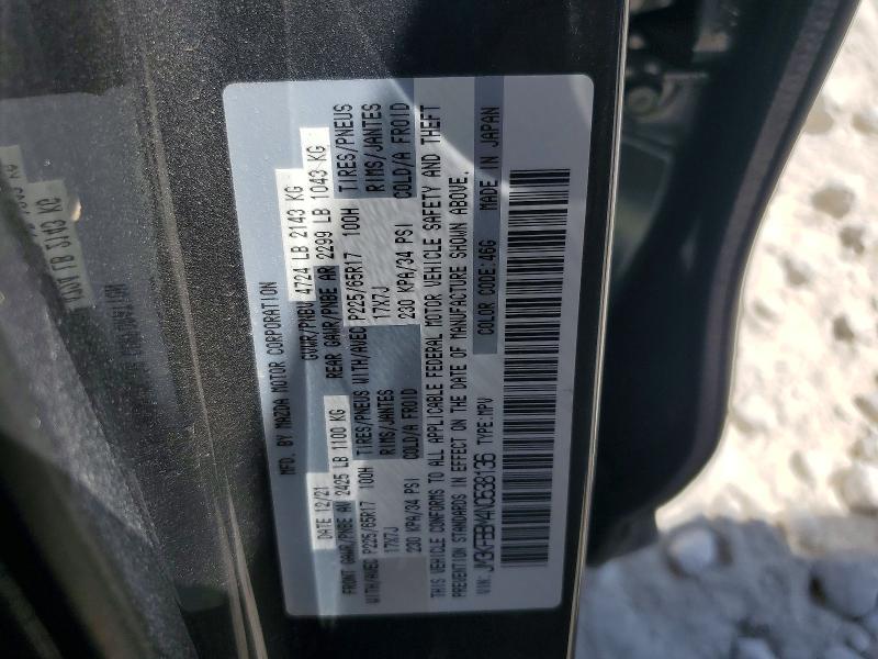 2022 Mazda Cx-5 მანქანა იყიდება აუქციონზე, vin: JM3KFBBM4N0538136, აუქციონის ნომერი: 47817226