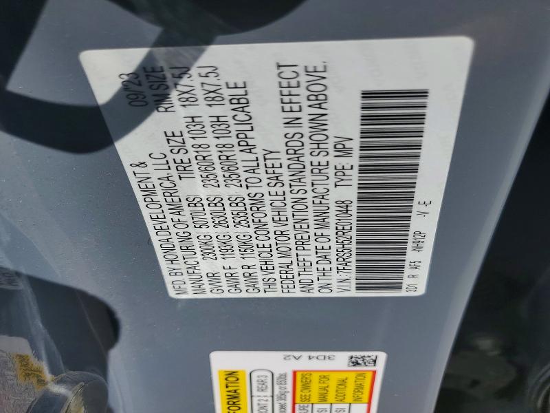 Aukcja sprzedaży 2024 Honda Cr-v, vin: 7FARS5H52RE010448, numer aukcji: 46526746