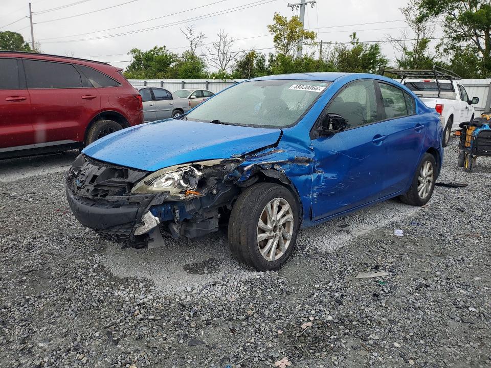 2012 Mazda 3 მანქანა იყიდება აუქციონზე, vin: JM1BL1V7XC1617528, აუქციონის ნომერი: 54794526