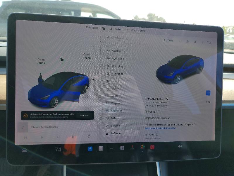 Продаж на аукціоні авто 2018 Tesla Model 3, vin: 5YJ3E1EB2JF116088, номер лоту: 46991546