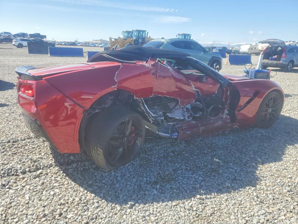 79625425 :رقم المزاد ، 1G1YK3D70F5106474 vin ، 2015 Chevrolet Corvette مزاد بيع