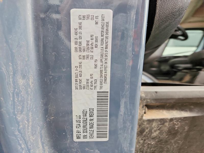 Продажа на аукционе авто 2020 Ram Promaster 3500, vin: 3C6URVJG9LE144021, номер лота: 79620915